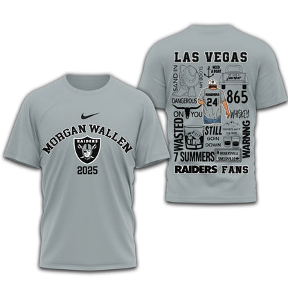 LIMITED EDITION - NEW CUSTOMIZED NFL07 LVR LAS VEGAS RAIDERS T-SHIRT | MULTIPLE COLORS AVAILABLE