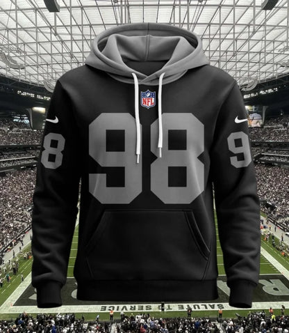 LIMITED EDITION - NEW CUSTOMIZED NFL07 LVR LAS VEGAS RAIDERS T-SHIRT, POLO, HOODIE & JACKETS