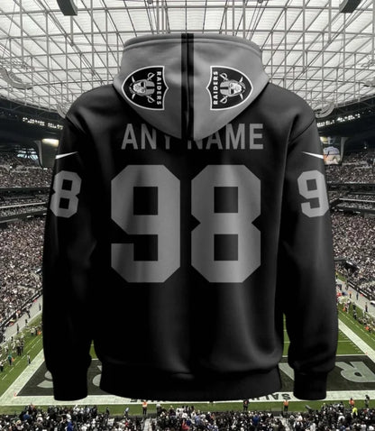 LIMITED EDITION - NEW CUSTOMIZED NFL07 LVR LAS VEGAS RAIDERS T-SHIRT, POLO, HOODIE & JACKETS