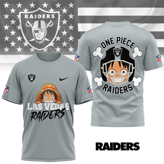 LIMITED EDITION - NEW CUSTOMIZED NFL07 LVR LAS VEGAS RAIDERS ONE PIECE FAN 3D SHIRT