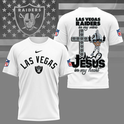 LIMITED EDITION - NEW CUSTOMIZED NFL07 LVR LAS VEGAS RAIDERS T-SHIRT | MULTIPLE COLORS AVAILABLE