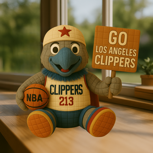 Limited Edition - NBA 10 LAC Los Angeles Clippers Handmade Crochet