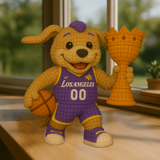 LIMITED EDITION - WNBA 12 LAS LOS ANGELES SPARKS HANDMADE CROCHET
