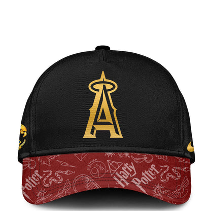 LIMITED EDITION - NEW CUSTOMIZED MLB27 LA ANGELS x HARRY POTTER BASEBALL JERSEY & CAP