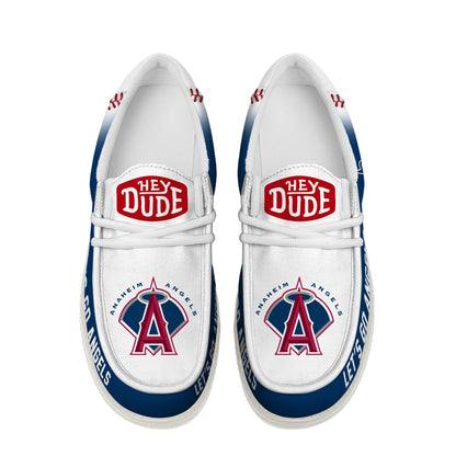 LIMITED EDITION - NEW CUSTOMIZED MLB27 LA ANGELS LOAFER SHOES