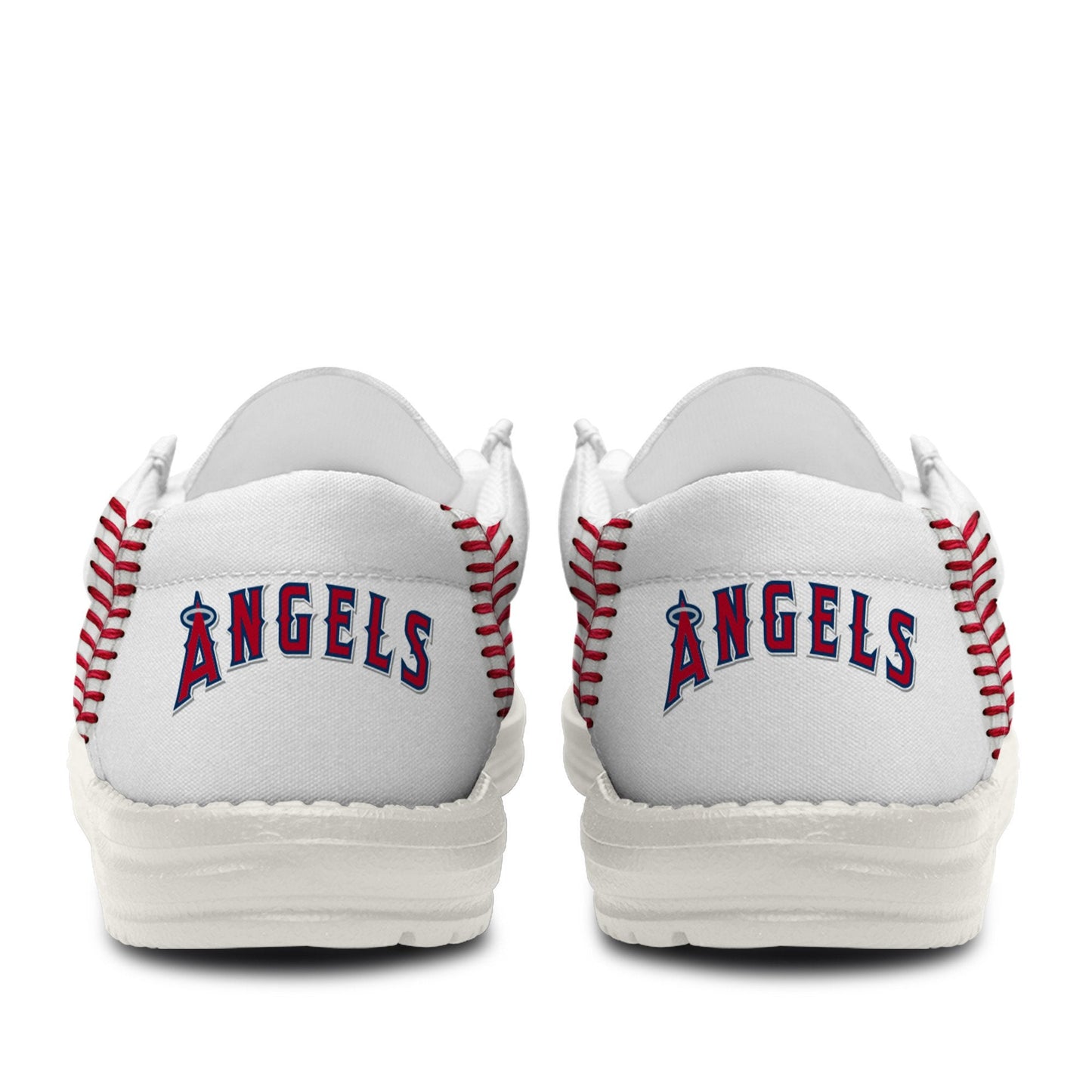 LIMITED EDITION - NEW CUSTOMIZED MLB27 LA ANGELS LOAFER SHOES