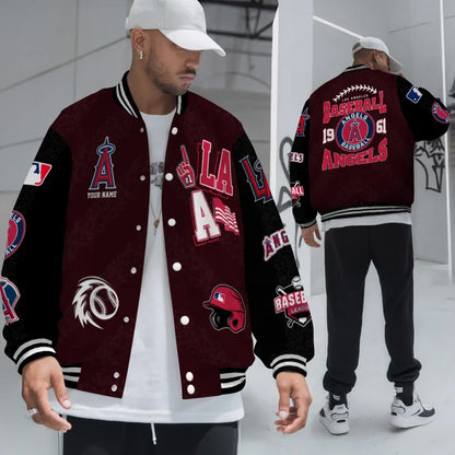 LIMITED EDITION - NEW CUSTOMIZED MLB27 LAA LOS ANGELES ANGELS UNISEX T-SHIRT, POLO, HOODIE & JACKETS