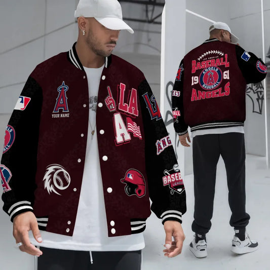 LIMITED EDITION - NEW CUSTOMIZED MLB27 LAA LOS ANGELES ANGELS UNISEX T-SHIRT, POLO, HOODIE & JACKETS
