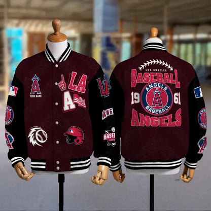 LIMITED EDITION - NEW CUSTOMIZED MLB27 LAA LOS ANGELES ANGELS UNISEX T-SHIRT, POLO, HOODIE & JACKETS