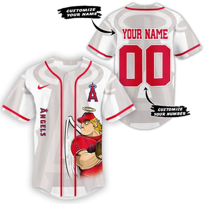 LIMITED EDITION - NEW CUSTOMIZED MLB27 LA ANGELS BASEBALL JERSEY