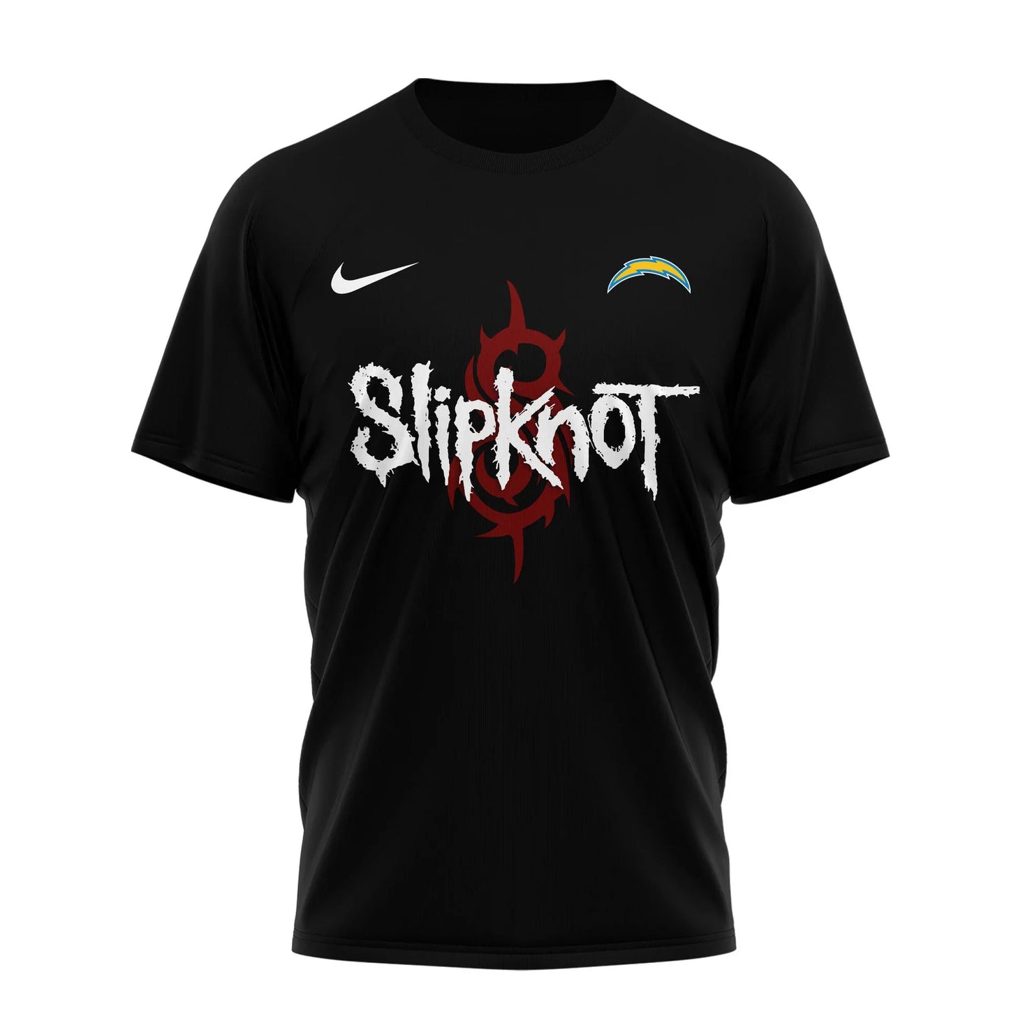 LIMITED EDITION - NEW CUSTOMIZED NFL09 LAC LOS ANGELES CHARGERS SLIPKNOT 3D SHIRT