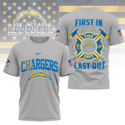 LIMITED EDITION - NEW CUSTOMIZED NFL09 LAC LOS ANGELES CHARGERS T-SHIRT | MULTIPLE COLORS AVAILABLE