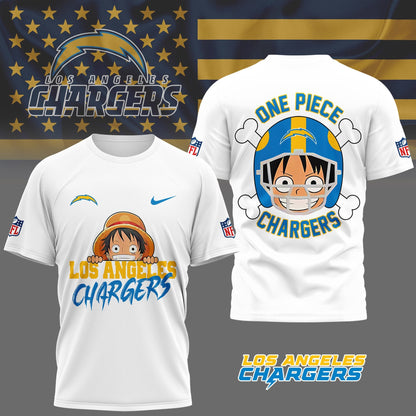 LIMITED EDITION - NEW CUSTOMIZED NFL09 LAC LOS ANGELES CHARGERS ONE PIECE FAN 3D SHIRT