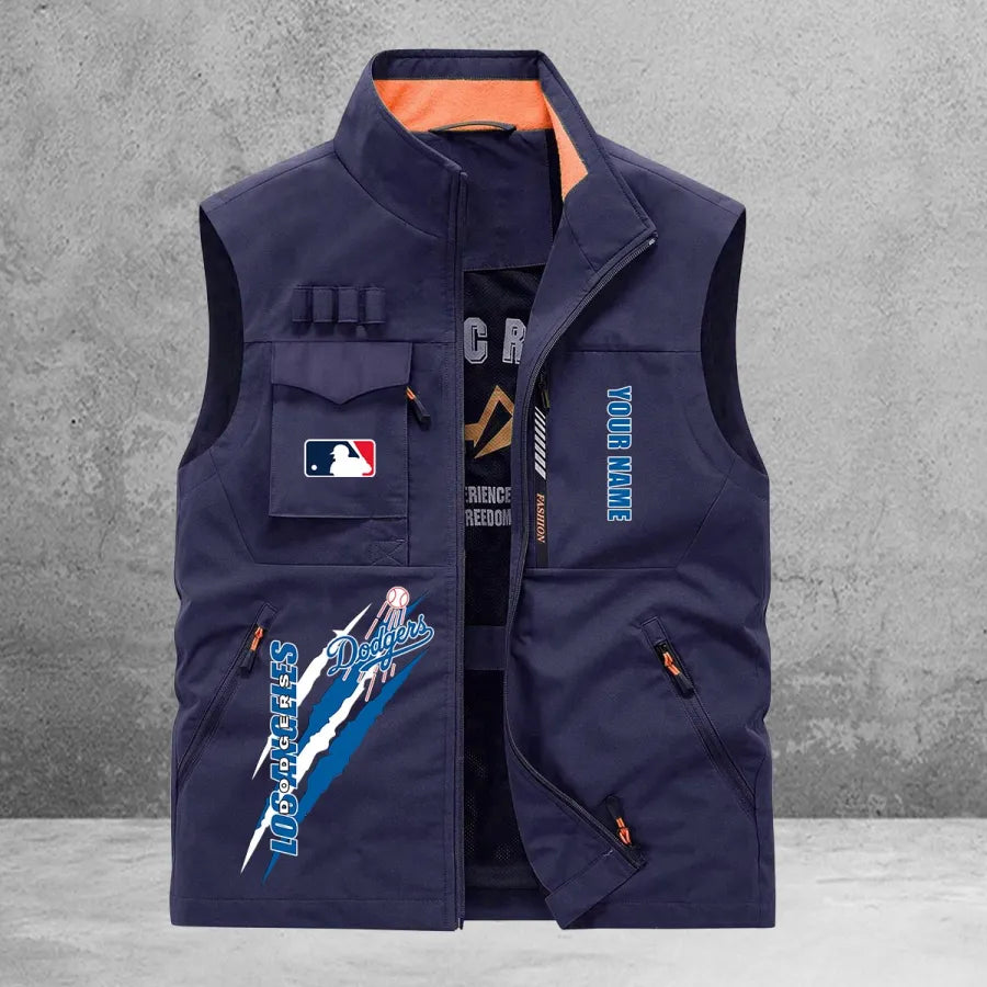 LIMITED EDITION - NEW CUSTOMIZED MLB02 LAD LOS ANGELES DODGERS SLEEVELESS VEST