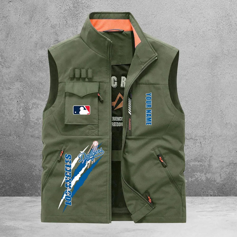 LIMITED EDITION - NEW CUSTOMIZED MLB02 LAD LOS ANGELES DODGERS SLEEVELESS VEST