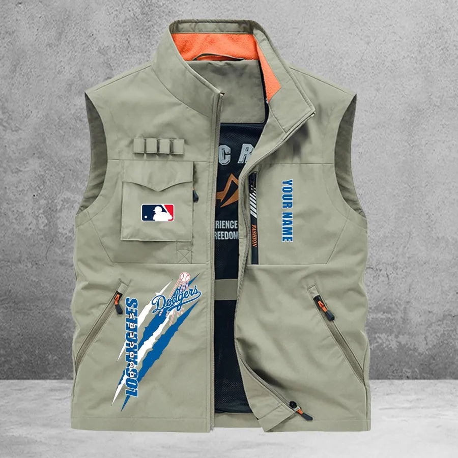 LIMITED EDITION - NEW CUSTOMIZED MLB02 LAD LOS ANGELES DODGERS SLEEVELESS VEST