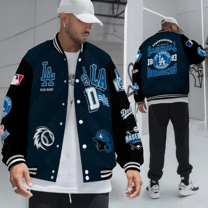 LIMITED EDITION - NEW CUSTOMIZED MLB02 LAD LOS ANGELES DODGERS UNISEX T-SHIRT, POLO, HOODIE & JACKETS
