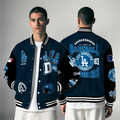 LIMITED EDITION - NEW CUSTOMIZED MLB02 LAD LOS ANGELES DODGERS UNISEX T-SHIRT, POLO, HOODIE & JACKETS
