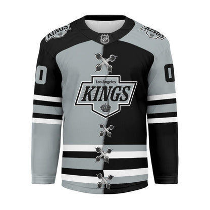 LIMITED EDITION - NEW CUSTOMIZED NHL16 LA KINGS UNISEX HOCKEY JERSEY