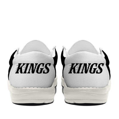 LIMITED EDITION - NEW CUSTOMIZED NHL16 LAK LOS ANGELES KINGS LOAFER SHOES