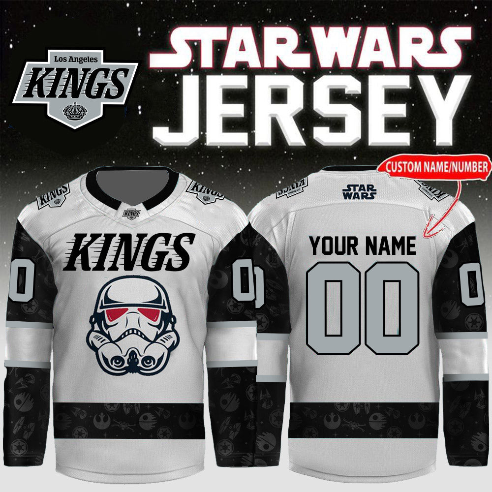 LIMITED EDITION - NEW CUSTOMIZED NHL16 LA KINGS UNISEX HOCKEY JERSEY