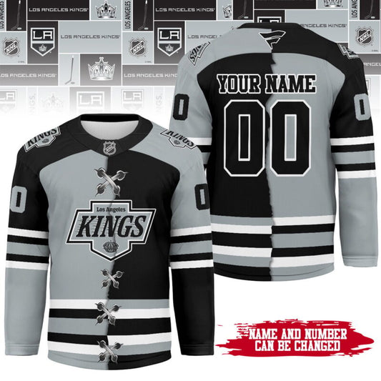 LIMITED EDITION - NEW CUSTOMIZED NHL16 LA KINGS UNISEX HOCKEY JERSEY