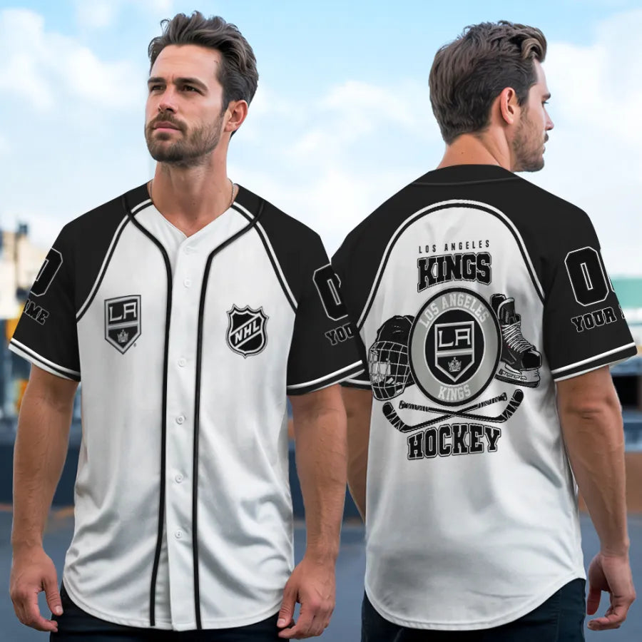 LIMITED EDITION - NEW CUSTOMIZED NHL16 LA KINGS BASEBALL JERSEY