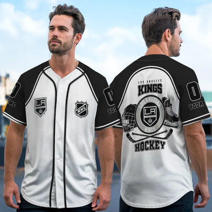 LIMITED EDITION - NEW CUSTOMIZED NHL16 LA KINGS BASEBALL JERSEY