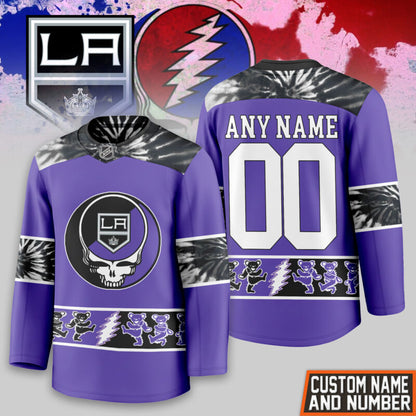 LIMITED EDITION - NEW CUSTOMIZED NHL16 LA KINGS UNISEX HOCKEY JERSEY