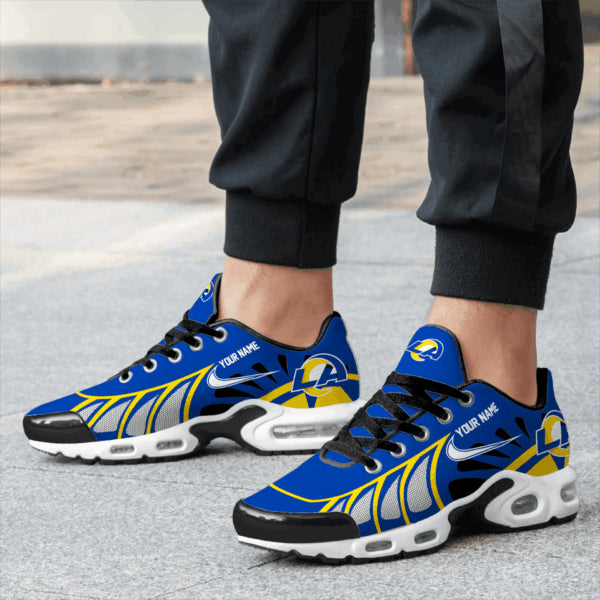 LIMITED EDITION - NEW CUSTOMIZED NFL22 LAR LOS ANGELES RAMS UNISEX AIR MAX PLUS SNEAKERS