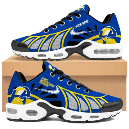 LIMITED EDITION - NEW CUSTOMIZED NFL22 LAR LOS ANGELES RAMS UNISEX AIR MAX PLUS SNEAKERS