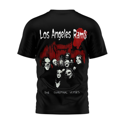 LIMITED EDITION - NEW CUSTOMIZED NFL22 LAR LOS ANGELES RAMS SLIPKNOT 3D SHIRT