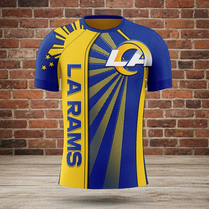 LIMITED EDITION - NEW CUSTOMIZED NFL22 LAR LOS ANGELES RAMS UNISEX T-SHIRT, POLO, HOODIE & JACKETS