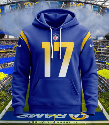 LIMITED EDITION - NEW CUSTOMIZED NFL22 LAR LOS ANGELES RAMS T-SHIRT, POLO, HOODIE & JACKETS