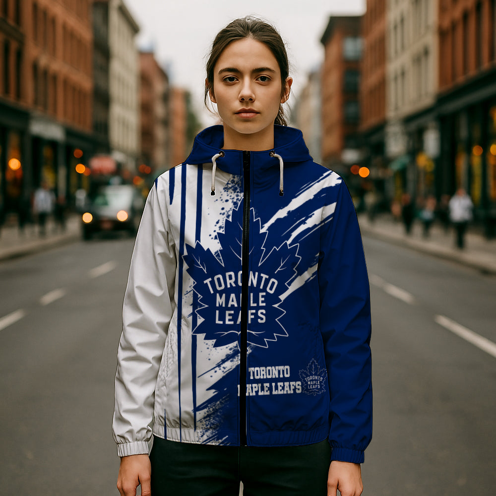 LIMITED EDITION - NEW CUSTOMIZED NHL23 TML TORONTO MAPLE LEAFS WINDBREAKER JACKET