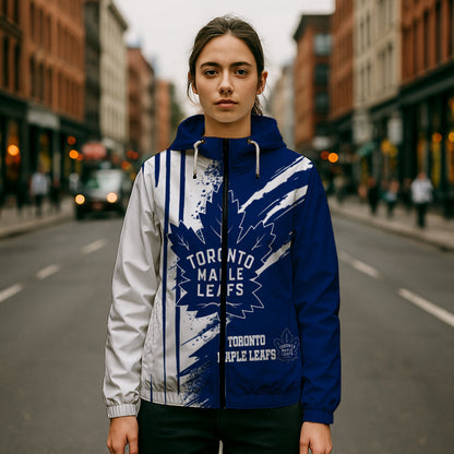 LIMITED EDITION - NEW CUSTOMIZED NHL23 TML TORONTO MAPLE LEAFS WINDBREAKER JACKET