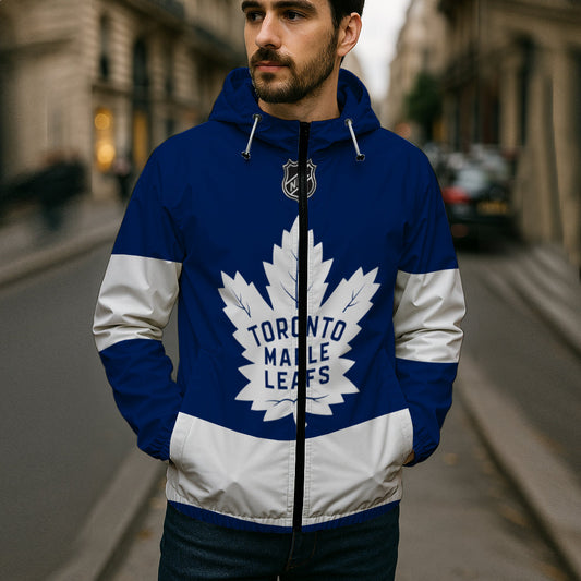 LIMITED EDITION - NEW CUSTOMIZED NHL23 TML TORONTO MAPLE LEAFS WINDBREAKER JERSEY JACKET