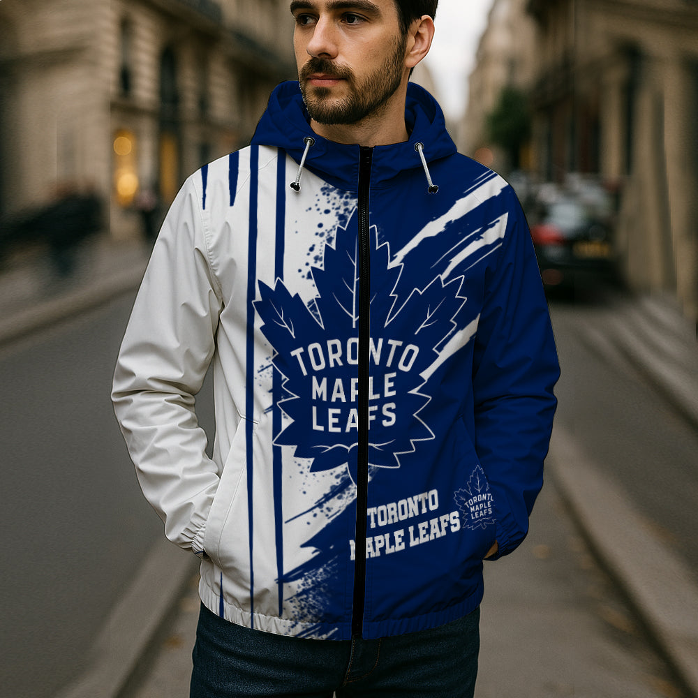 LIMITED EDITION - NEW CUSTOMIZED NHL23 TML TORONTO MAPLE LEAFS WINDBREAKER JACKET