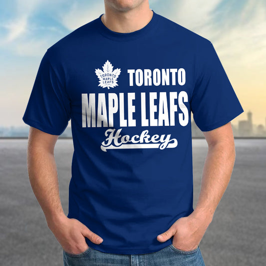 LIMITED EDITION - NEW CUSTOMIZED NHL23 TML TORONTO MAPLE LEAFS T-SHIRT FOR FAMILY (ADULTS & KIDS)