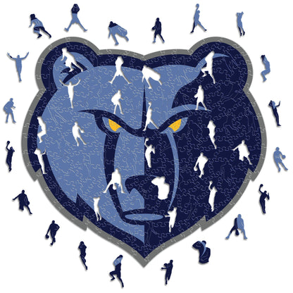 LIMITED EDITION - NEW CUSTOMIZED NBA13 MG MEMPHIS GRIZZLIES WOODEN PUZZLE