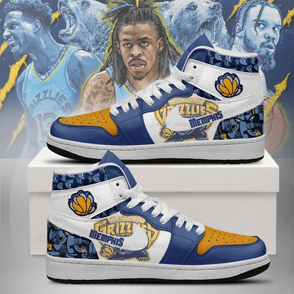 LIMITED EDITION - NEW CUSTOMIZED NBA13 ME GRIZZLIES AIR JORDAN SNEAKERS