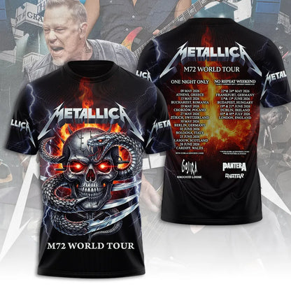 NEW PREMIUM METALLICA UNISEX T-SHIRT, POLO, HOODIE & JACKETS 2026