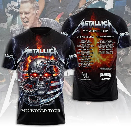 NEW PREMIUM METALLICA UNISEX T-SHIRT, POLO, HOODIE & JACKETS 2026