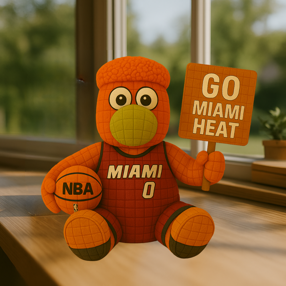 Limited Edition - NBA 20 MH Miami Heat Handmade Crochet