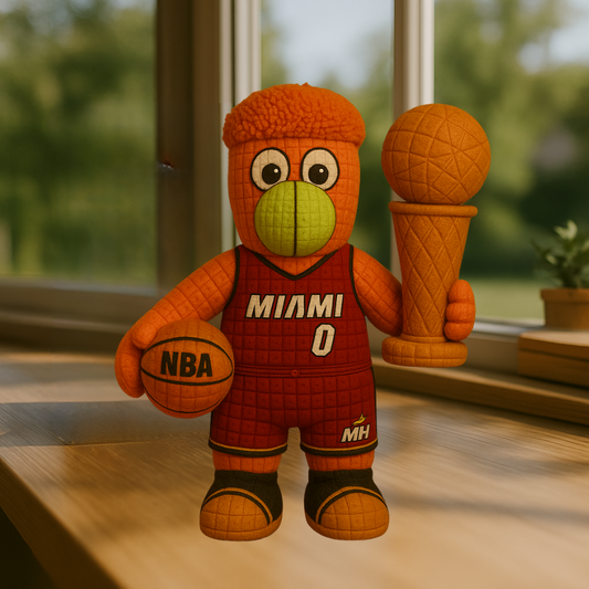 Limited Edition - NBA 20 MH Miami Heat Handmade Crochet