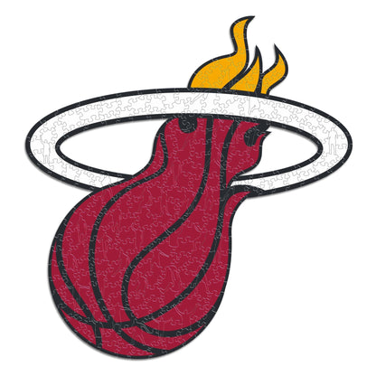 LIMITED EDITION - NEW CUSTOMIZED NBA20 MH MIAMI HEAT WOODEN PUZZLE