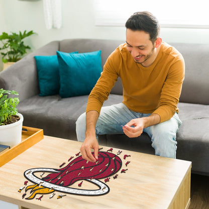 LIMITED EDITION - NEW CUSTOMIZED NBA20 MH MIAMI HEAT WOODEN PUZZLE
