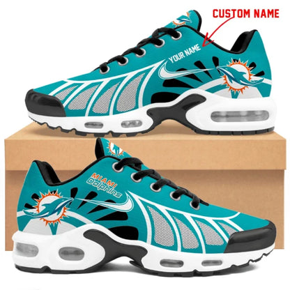 LIMITED EDITION - NEW CUSTOMIZED NFL19 MDP MIAMI DOLPHINS UNISEX AIR MAX PLUS SNEAKERS