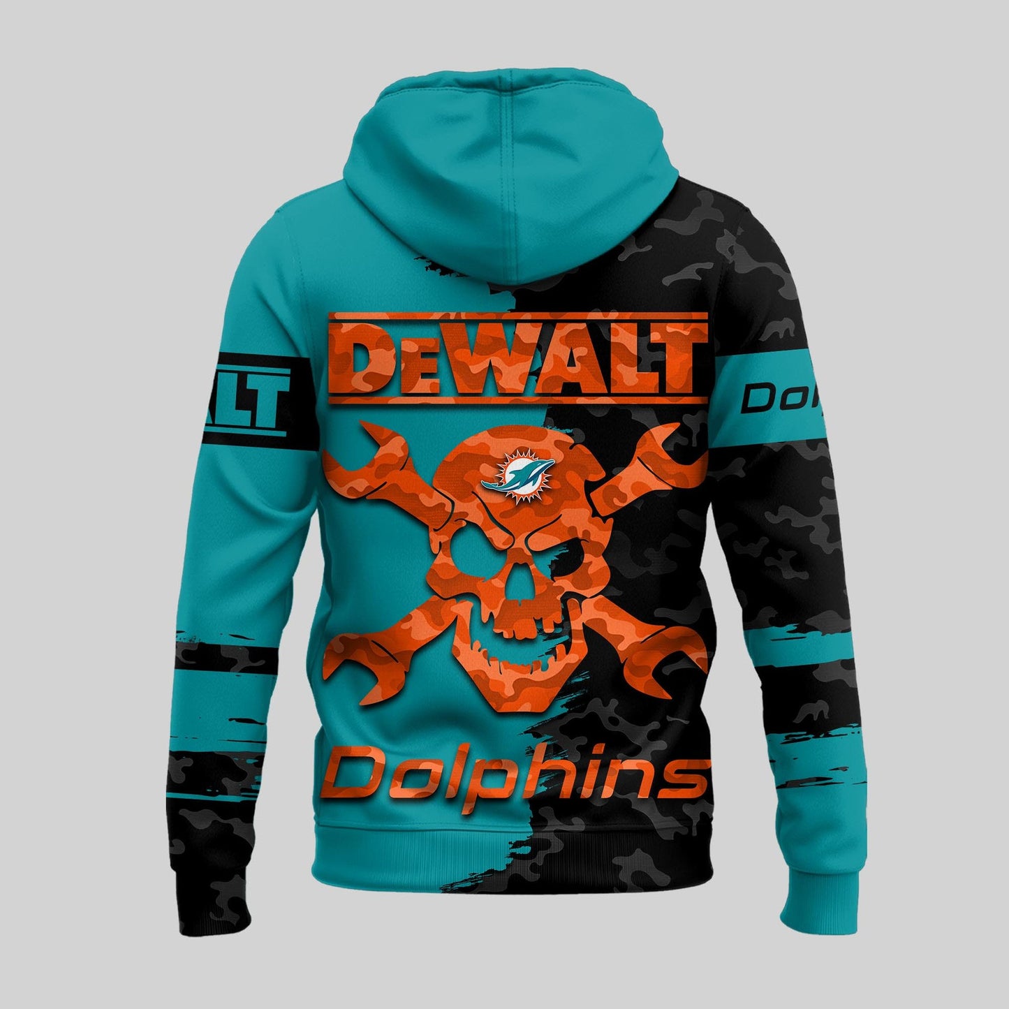 LIMITED EDITION - NEW CUSTOMIZED NFL19 MDP MIAMI DOLPHINS DEWALT UNISEX T-SHIRT, POLO, HOODIE & JACKETS
