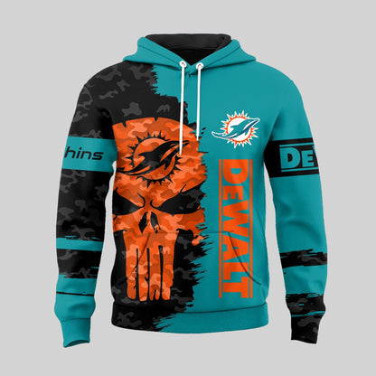 LIMITED EDITION - NEW CUSTOMIZED NFL19 MDP MIAMI DOLPHINS DEWALT UNISEX T-SHIRT, POLO, HOODIE & JACKETS